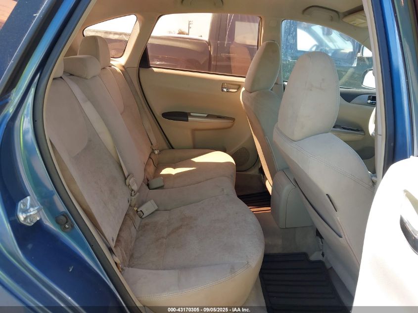 2008 Subaru Impreza 2.5I VIN: JF1GH61638H812067 Lot: 43170305