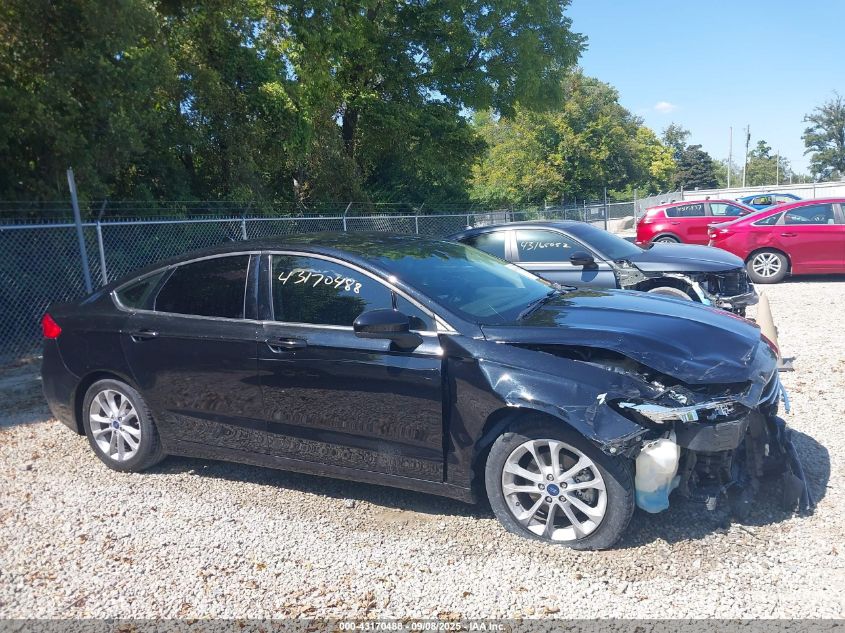 2020 Ford Fusion Se VIN: 3FA6P0HD6LR186666 Lot: 43170488