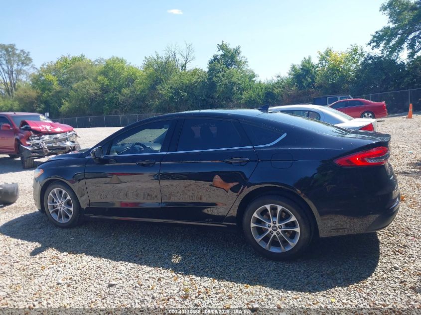 2020 Ford Fusion Se VIN: 3FA6P0HD6LR186666 Lot: 43170488