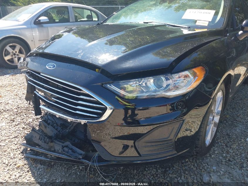 2020 Ford Fusion Se VIN: 3FA6P0HD6LR186666 Lot: 43170488