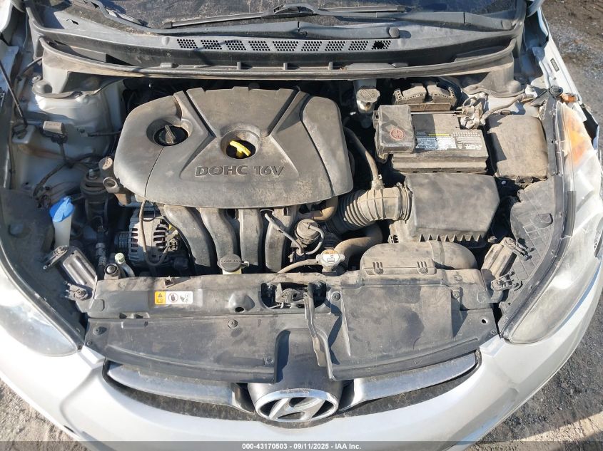 2013 Hyundai Elantra Limited VIN: 5NPDH4AE1DH238783 Lot: 43170503