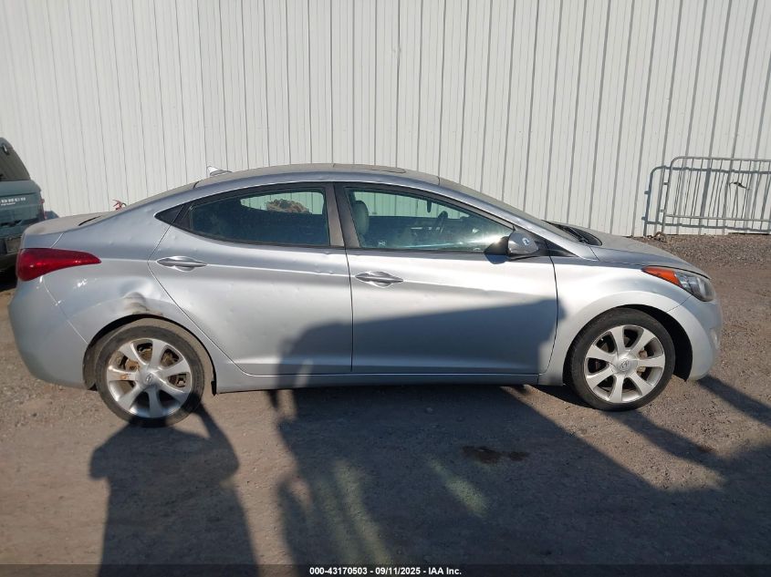 2013 Hyundai Elantra Limited VIN: 5NPDH4AE1DH238783 Lot: 43170503