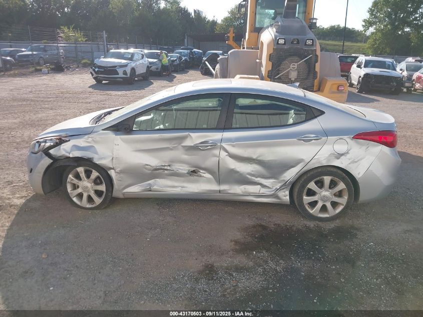 2013 Hyundai Elantra Limited VIN: 5NPDH4AE1DH238783 Lot: 43170503