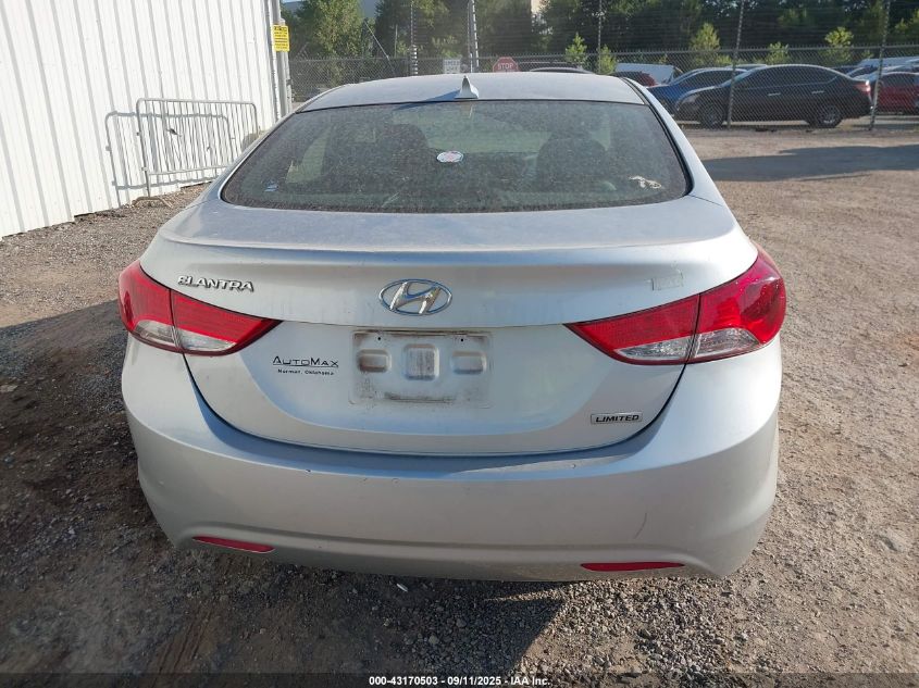 2013 Hyundai Elantra Limited VIN: 5NPDH4AE1DH238783 Lot: 43170503