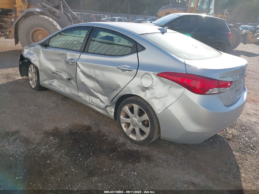 2013 Hyundai Elantra Limited VIN: 5NPDH4AE1DH238783 Lot: 43170503