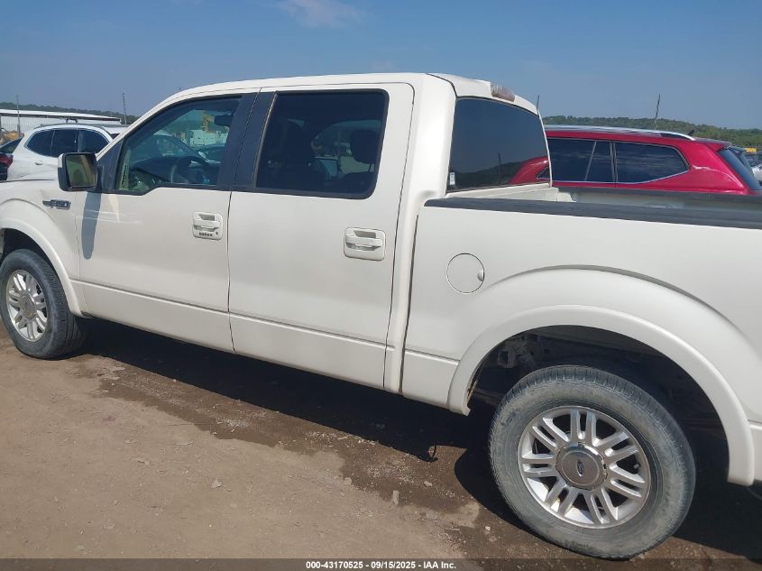 2009 Ford F-150 King Ranch/Lariat/Platinum/Xl/Xlt VIN: 1FTPW12VX9FA26448 Lot: 43170525