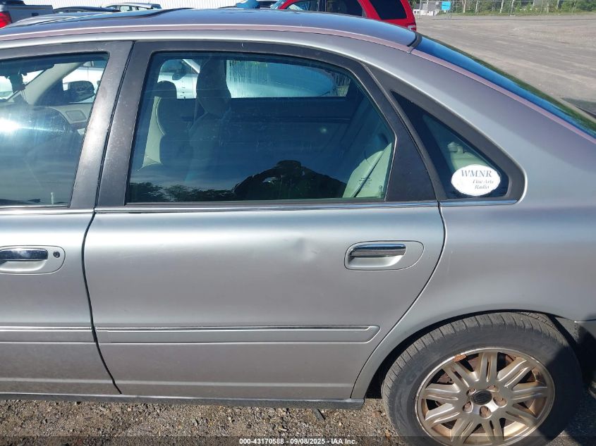 2004 Volvo S80 2.5T VIN: YV1TS59H741367825 Lot: 43170588