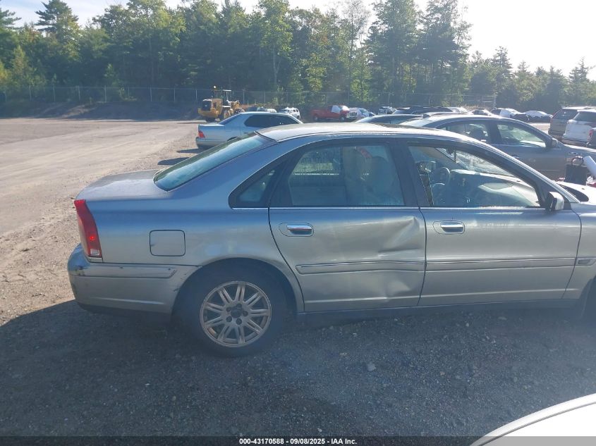 2004 Volvo S80 2.5T VIN: YV1TS59H741367825 Lot: 43170588