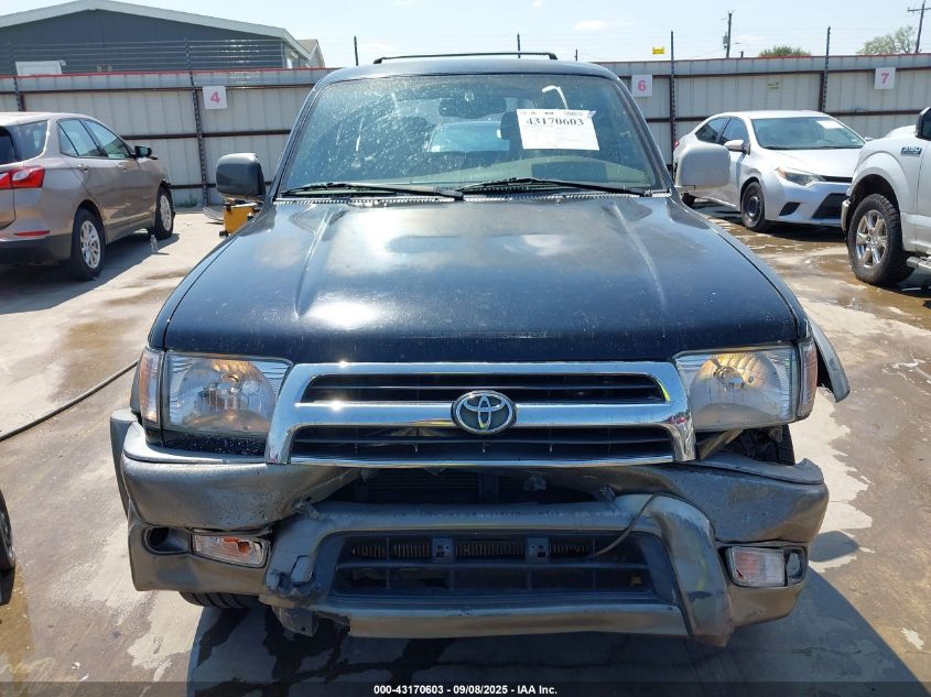 2000 Toyota 4Runner Limited V6 VIN: JT3GN87R8Y0177950 Lot: 43170603