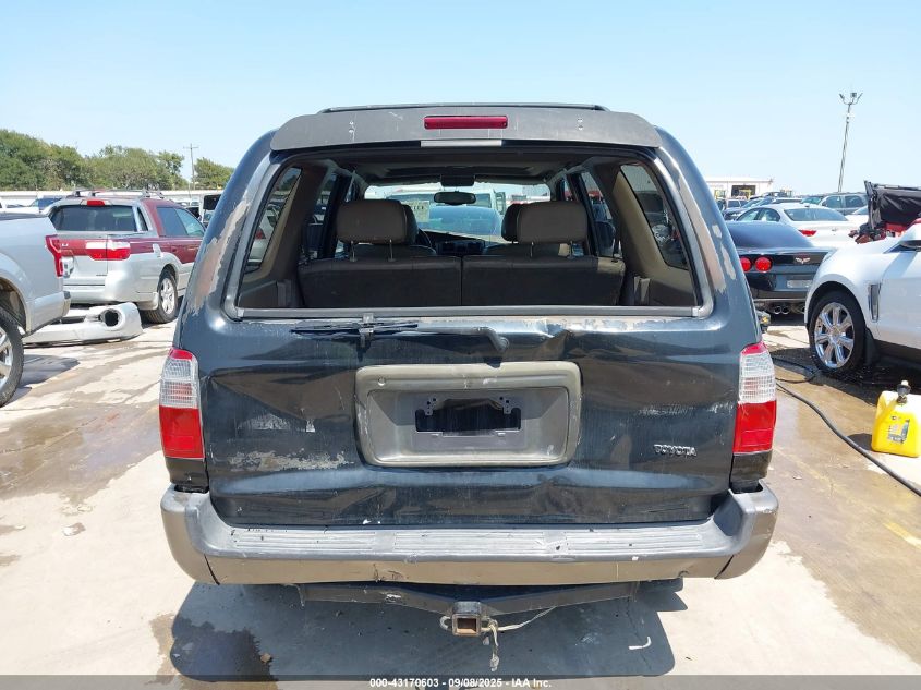 2000 Toyota 4Runner Limited V6 VIN: JT3GN87R8Y0177950 Lot: 43170603