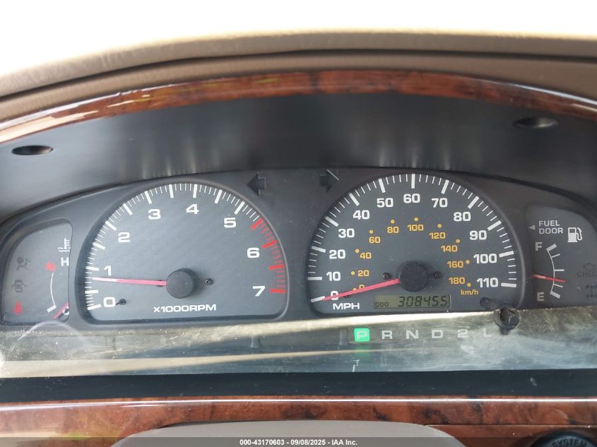 2000 Toyota 4Runner Limited V6 VIN: JT3GN87R8Y0177950 Lot: 43170603