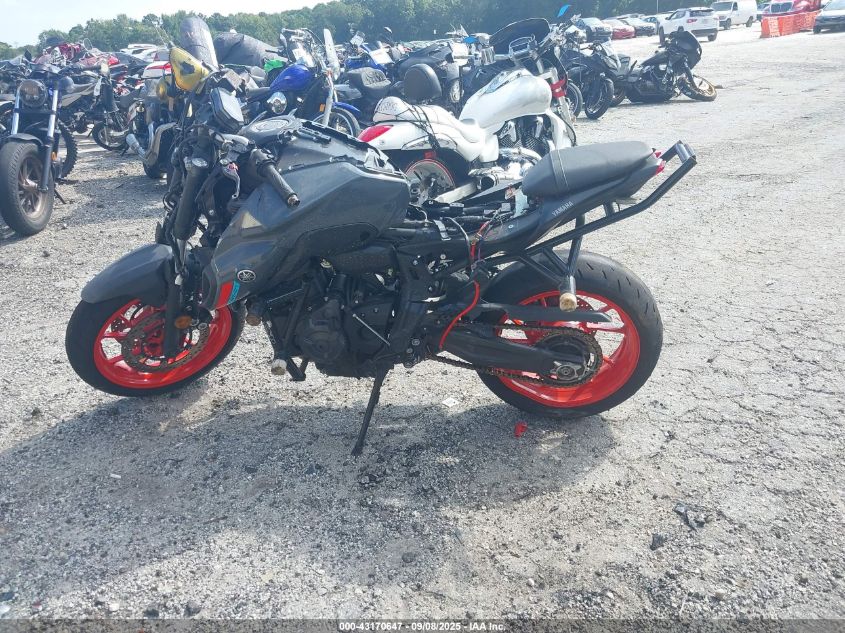 2021 Yamaha Mt07 VIN: JYARM32E4MA000374 Lot: 43170647