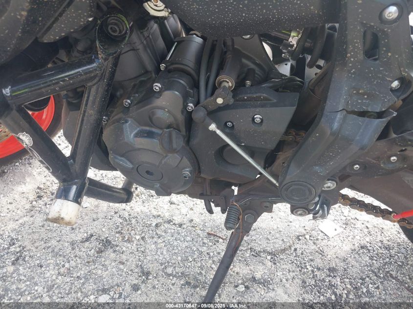 2021 Yamaha Mt07 VIN: JYARM32E4MA000374 Lot: 43170647