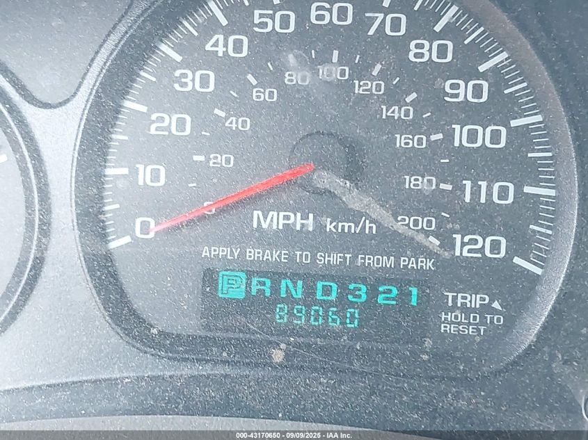 2003 Chevrolet Impala VIN: 2G1WF52E339413290 Lot: 43170650