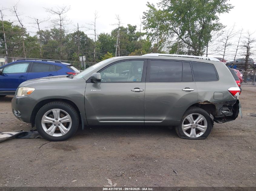 2008 Toyota Highlander Limited VIN: JTEES42A282014751 Lot: 43170735