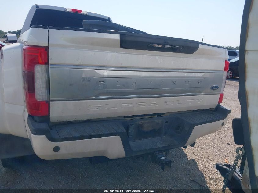 2018 Ford F-450 Platinum VIN: 1FT8W4DT0JEC39419 Lot: 43170810