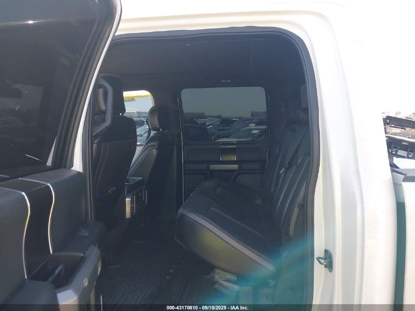 2018 Ford F-450 Platinum VIN: 1FT8W4DT0JEC39419 Lot: 43170810