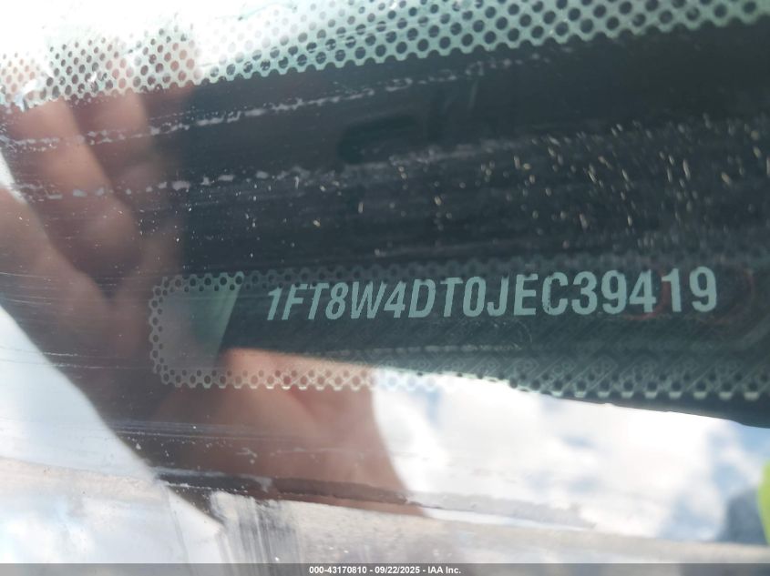 2018 Ford F-450 Platinum VIN: 1FT8W4DT0JEC39419 Lot: 43170810