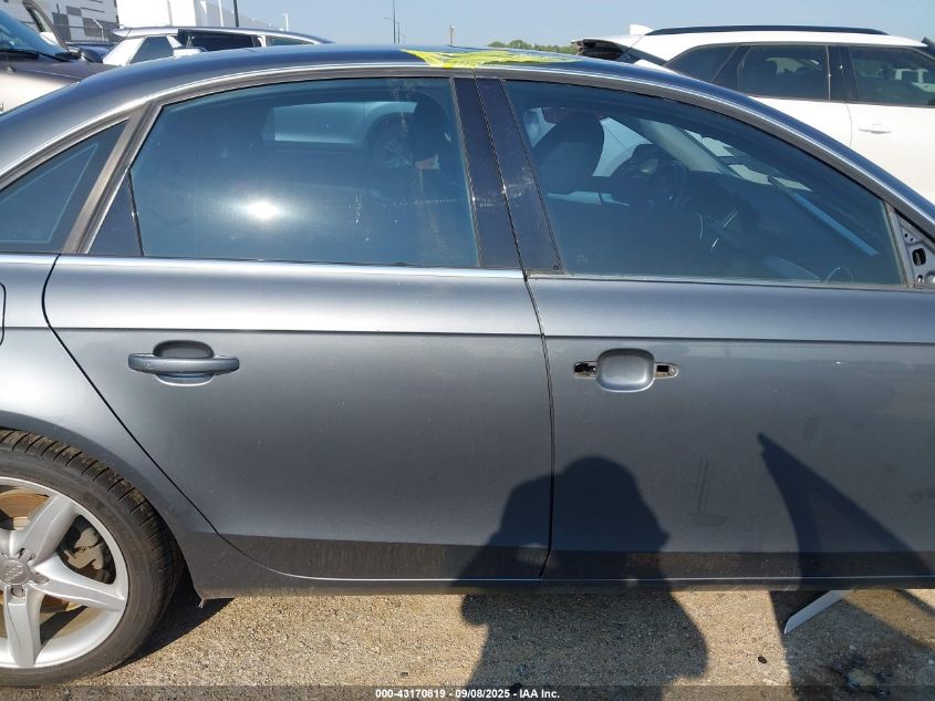 2012 Audi A4 2.0T Premium VIN: WAUAFAFL4CA118056 Lot: 43170819