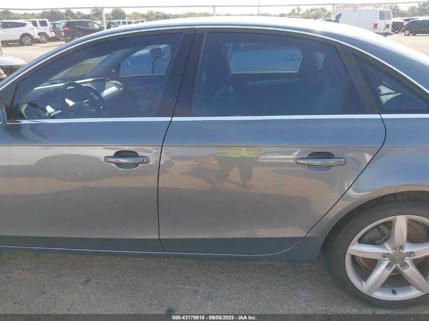 2012 Audi A4 2.0T Premium VIN: WAUAFAFL4CA118056 Lot: 43170819