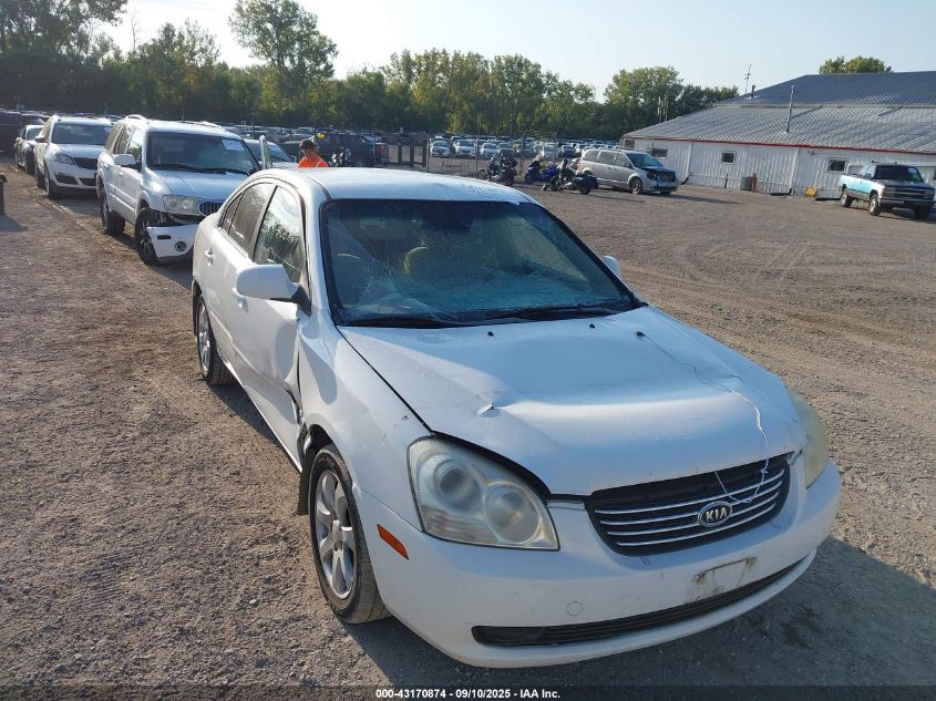 2007 Kia Optima Lx V6 VIN: KNAGE124175103895 Lot: 43170874