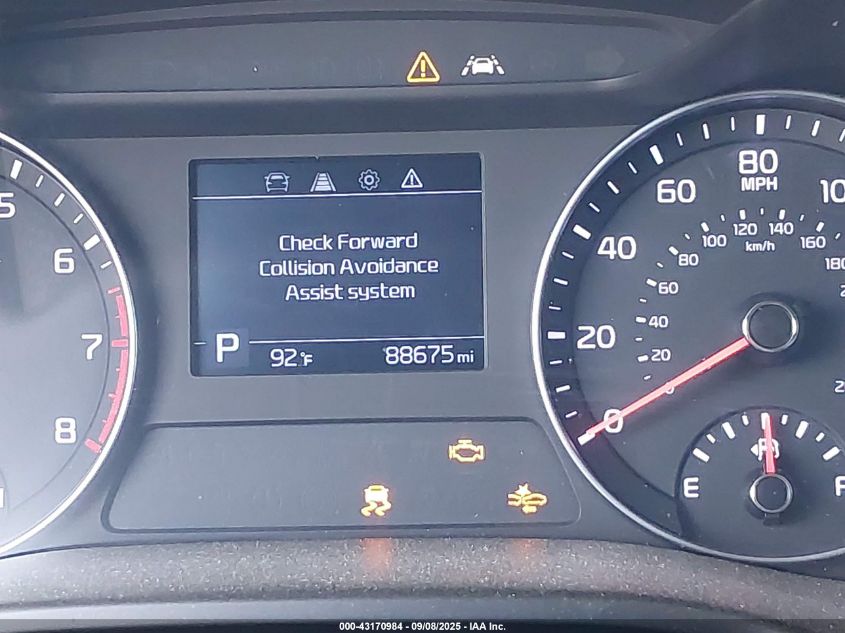 2019 Kia Forte Lxs VIN: 3KPF24AD8KE083622 Lot: 43170984