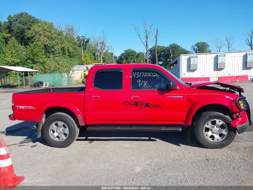 2004 Toyota Tacoma Prerunner V6 VIN: 5TEGN92NX4Z430945 Lot: 43171002