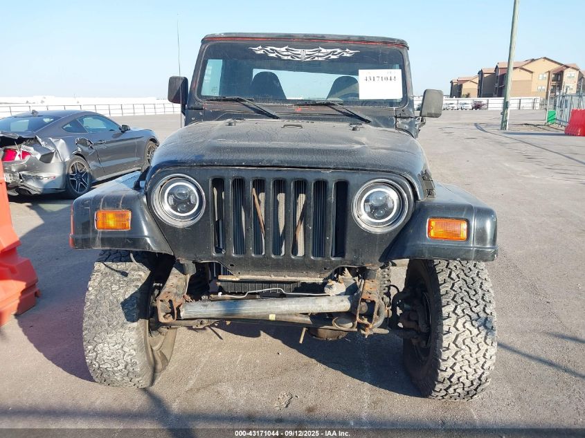 2001 Jeep Wrangler Sport VIN: 1J4FA49S51P352240 Lot: 43171044