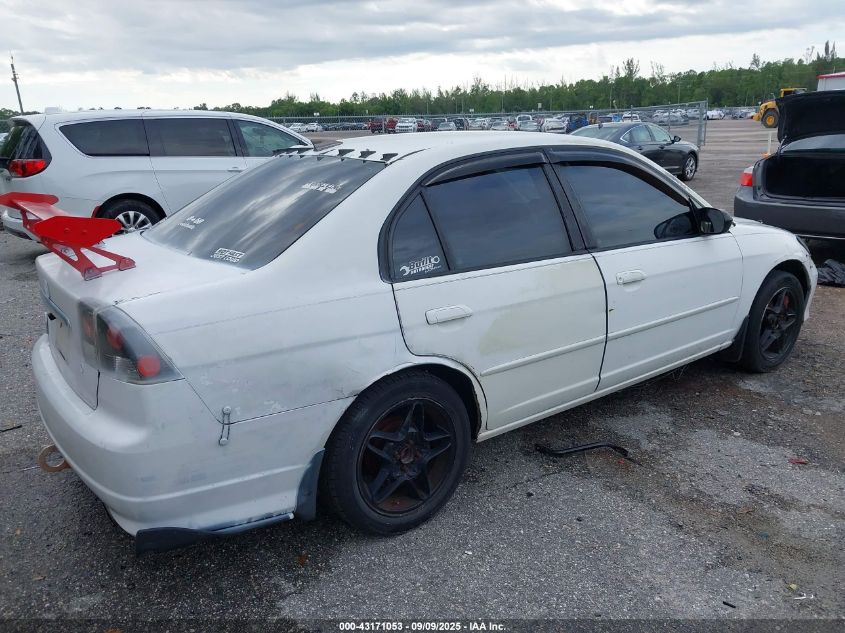 2004 Honda Civic Lx VIN: 2HGES165X4H562970 Lot: 43171053