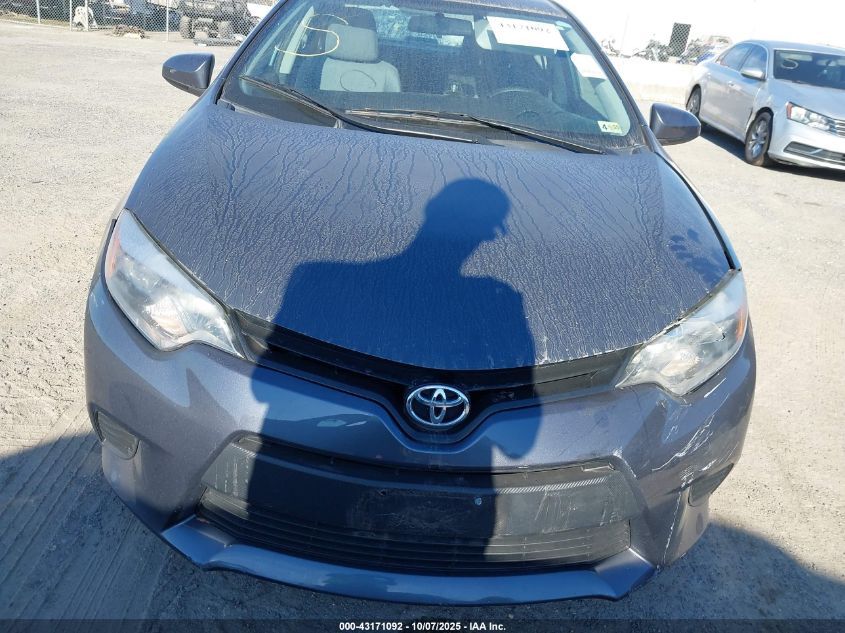 2016 Toyota Corolla L VIN: 2T1BURHE9GC689134 Lot: 43171092