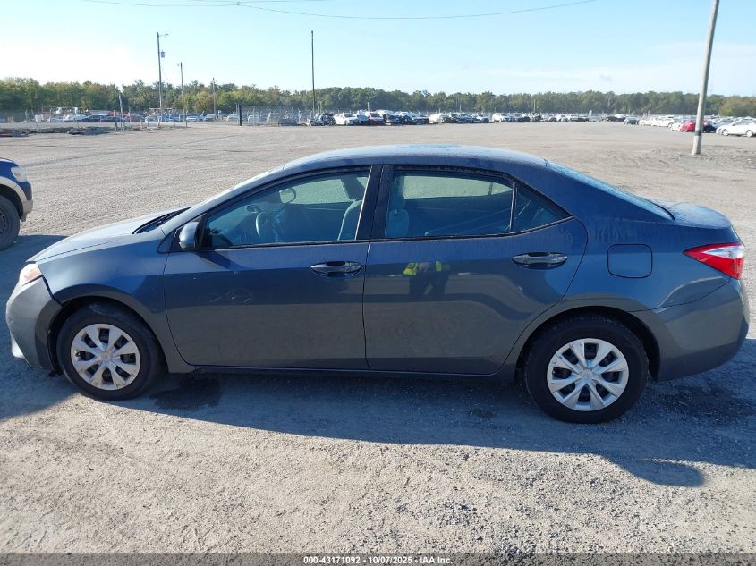 2016 Toyota Corolla L VIN: 2T1BURHE9GC689134 Lot: 43171092