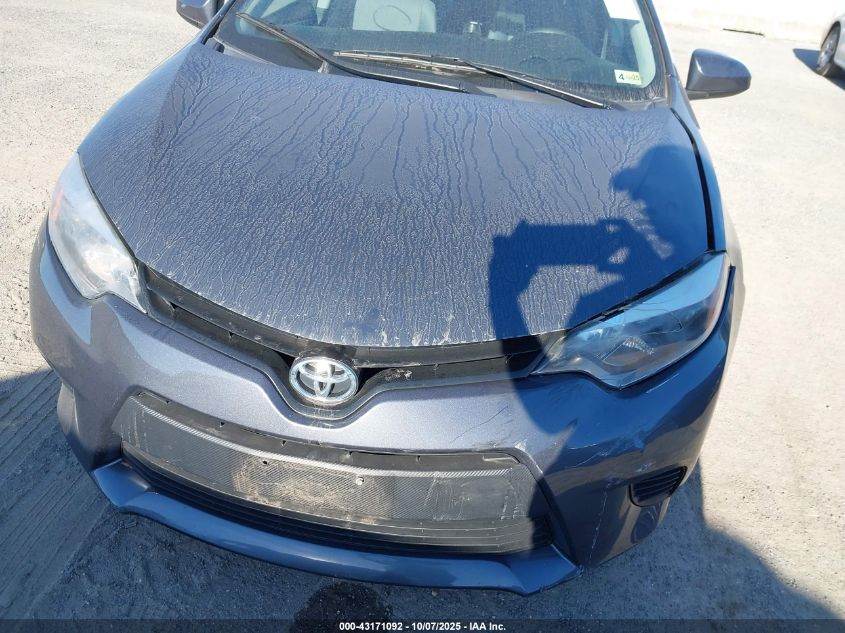 2016 Toyota Corolla L VIN: 2T1BURHE9GC689134 Lot: 43171092