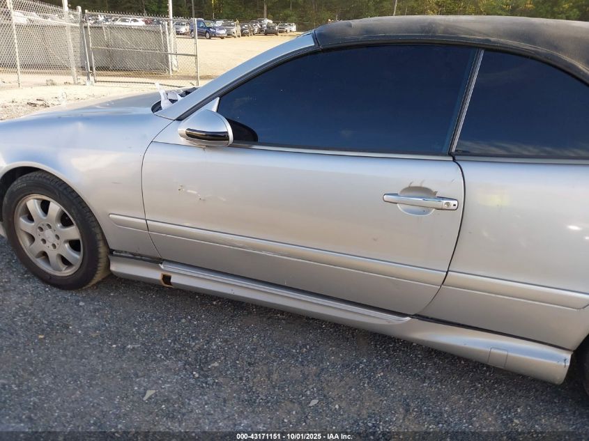 2000 Mercedes-Benz Clk 320 VIN: WDBLK65G4YT052577 Lot: 43171151