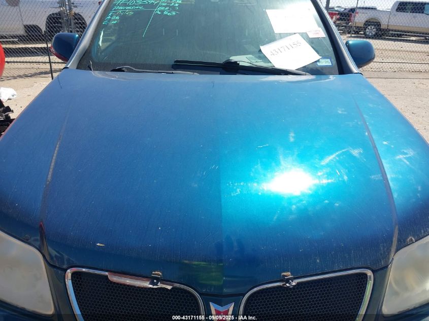 2006 Pontiac Torrent VIN: 2CKDL63F666088458 Lot: 43171155