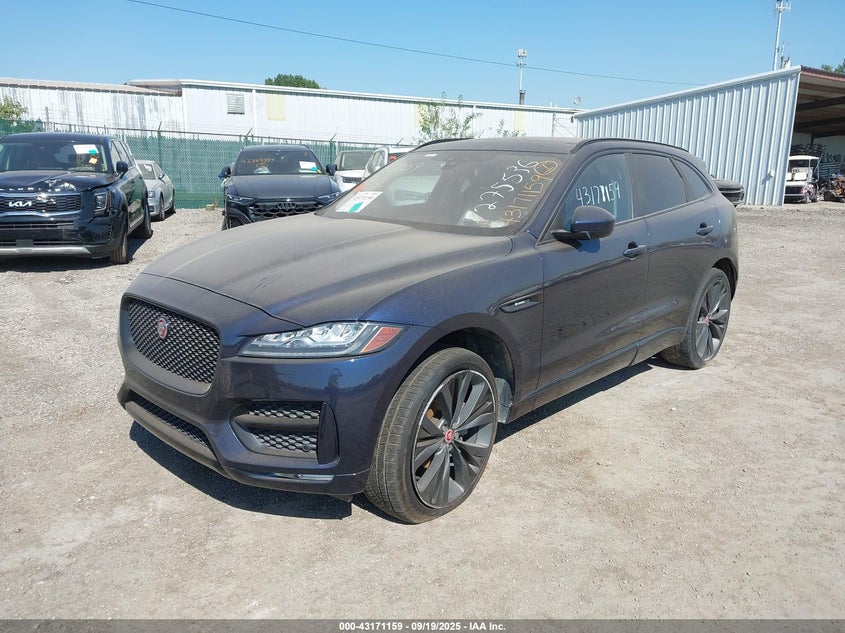 Vin: sadcl2fx4ja275536, lot: 43665564, jaguar f-pace 25t r-sport 20182