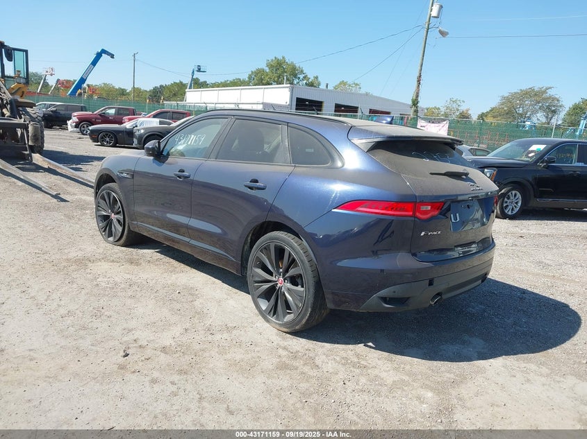 Vin: sadcl2fx4ja275536, lot: 43665564, jaguar f-pace 25t r-sport 20183