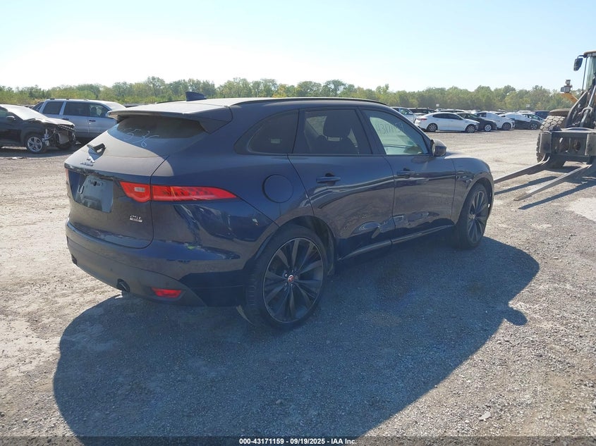 Vin: sadcl2fx4ja275536, lot: 43665564, jaguar f-pace 25t r-sport 20184