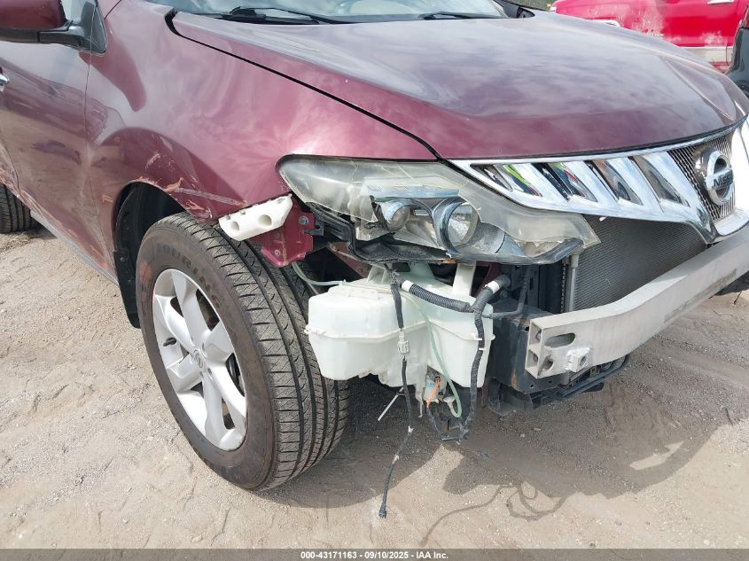 2009 Nissan Murano Sl VIN: JN8AZ18W69W145907 Lot: 43171163