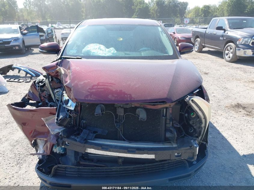 2015 Toyota Highlander Le V6 VIN: 5TDBKRFH1FS192460 Lot: 43171184