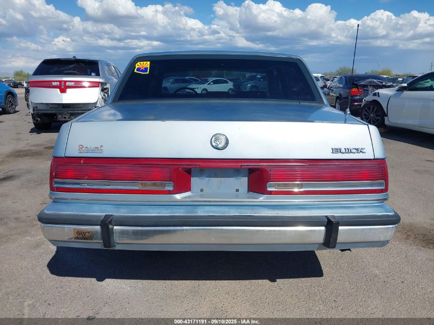 1991 Buick Lesabre Limited VIN: 1G4HR54C2MH445143 Lot: 43171191