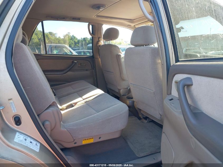 2003 Toyota Sequoia Sr5 V8 VIN: 5TDBT44A53S167112 Lot: 43171215