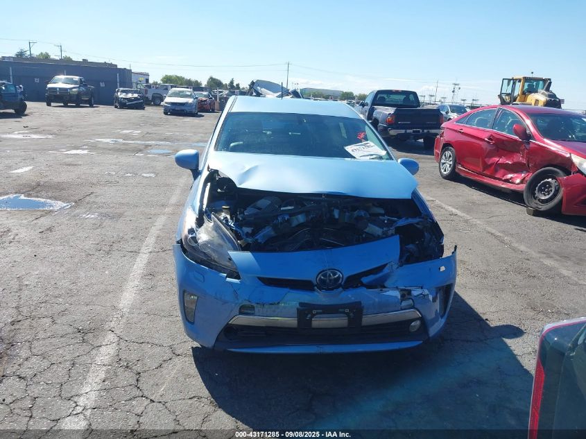 2012 Toyota Prius Plug-In Advanced VIN: JTDKN3DP1C3014320 Lot: 43171285