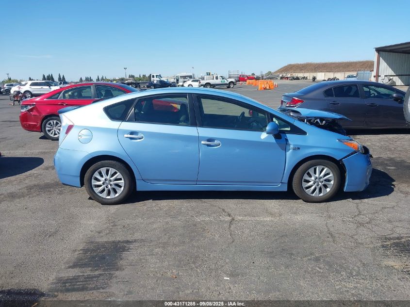 2012 Toyota Prius Plug-In Advanced VIN: JTDKN3DP1C3014320 Lot: 43171285