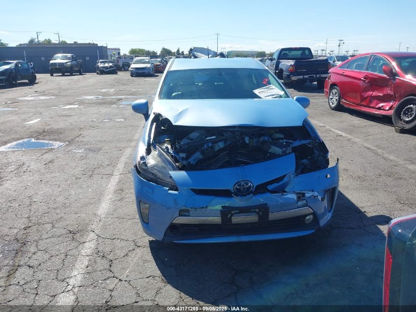 2012 Toyota Prius Plug-In Advanced VIN: JTDKN3DP1C3014320 Lot: 43171285
