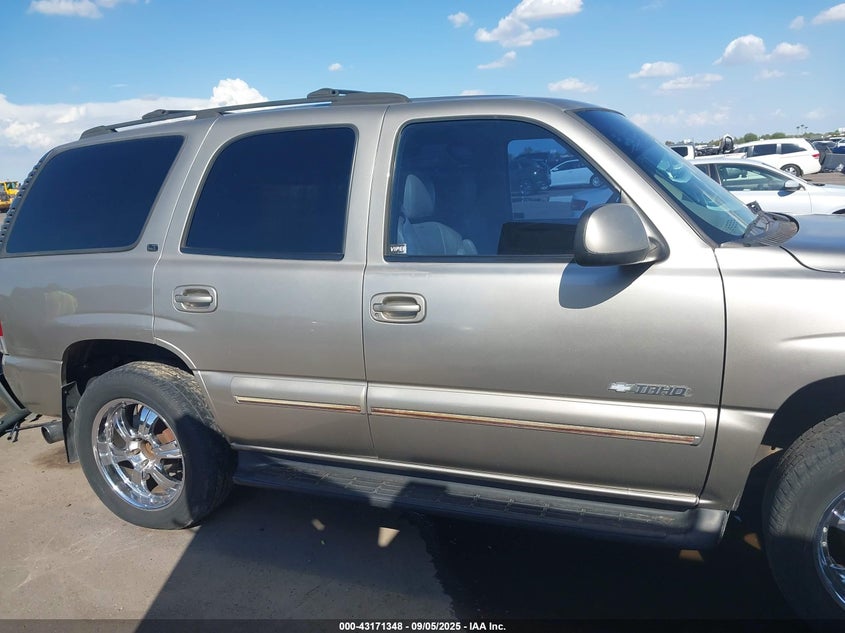 2001 Chevrolet Tahoe Lt VIN: 1GNEC13T31R164243 Lot: 43171348
