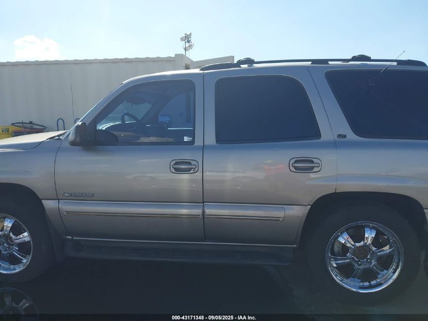 2001 Chevrolet Tahoe Lt VIN: 1GNEC13T31R164243 Lot: 43171348