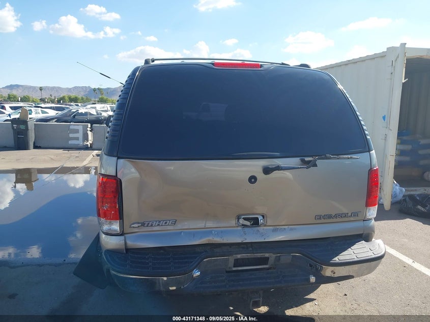 2001 Chevrolet Tahoe Lt VIN: 1GNEC13T31R164243 Lot: 43171348