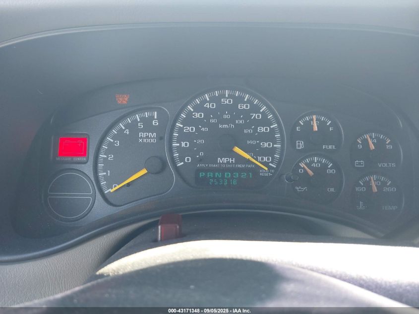 2001 Chevrolet Tahoe Lt VIN: 1GNEC13T31R164243 Lot: 43171348