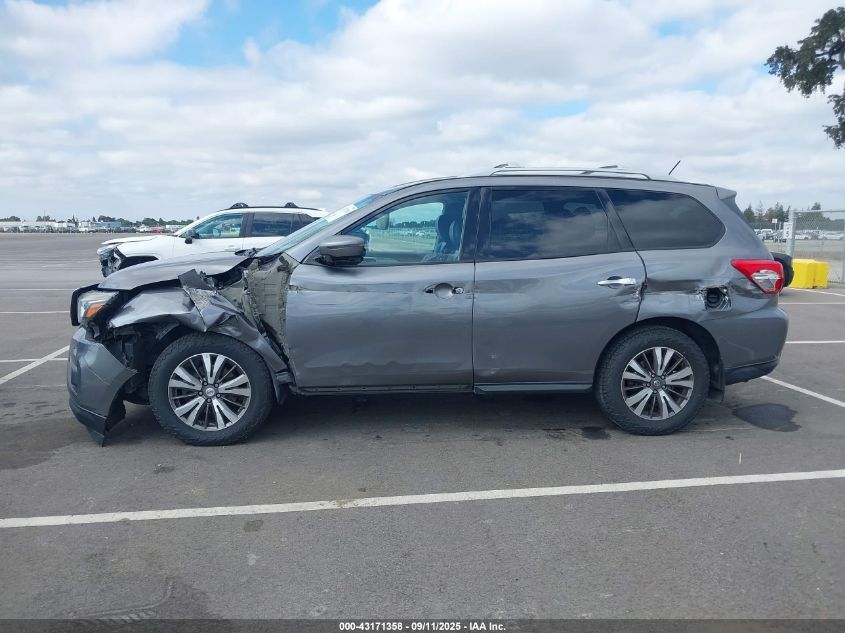 2017 Nissan Pathfinder Sl VIN: 5N1DR2MN1HC696429 Lot: 43171358