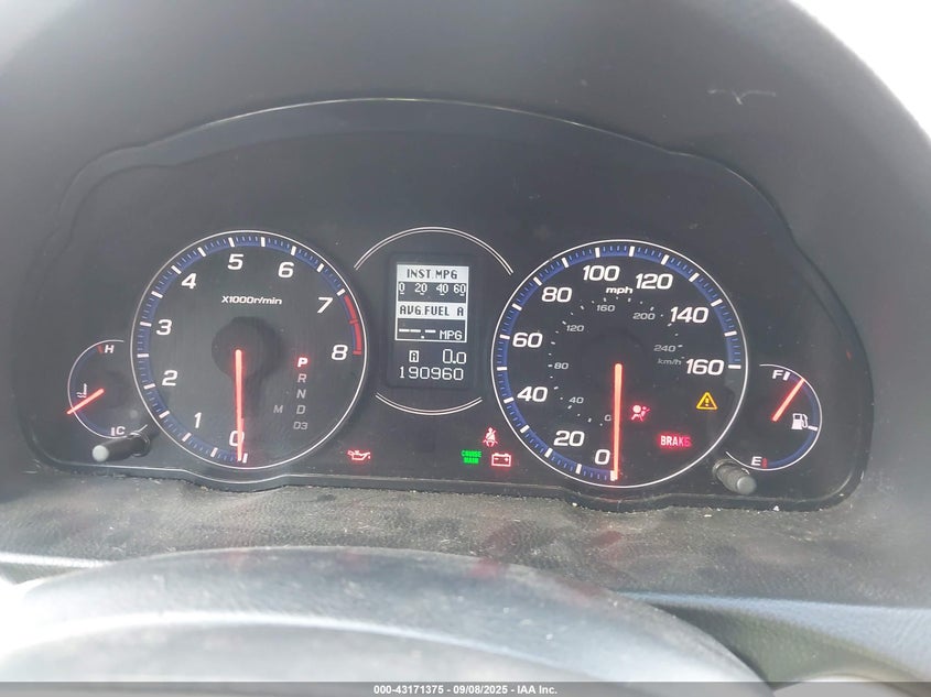 2007 Acura Tsx VIN: JH4CL96977C019408 Lot: 43171375